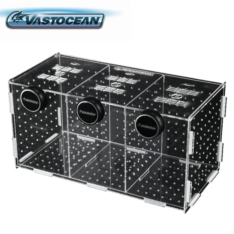 Aquarium Fish Cave - VASTOCEAN Fish Tank Magnetic Combined Acrylic