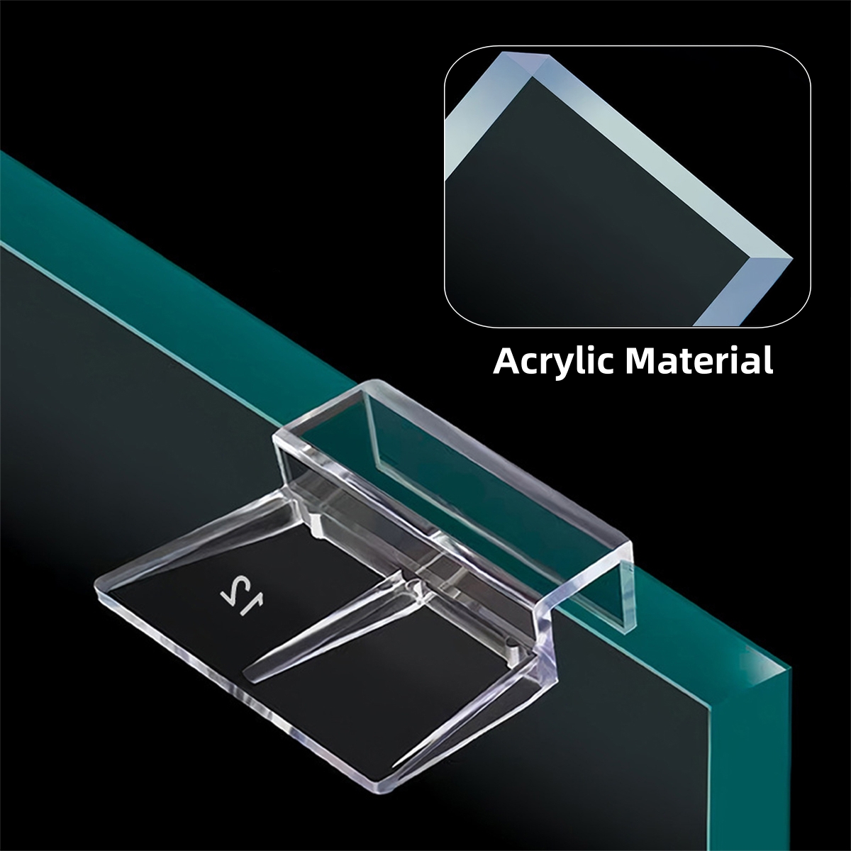 10Pcs Transparent Acrylic Fish - Aquarium Fish Light 评论和价格