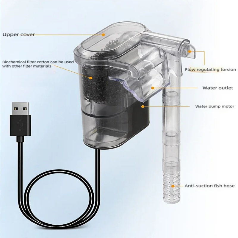 Mini Suspended USB Filter for  - Aquarium Xxl 评论和价格