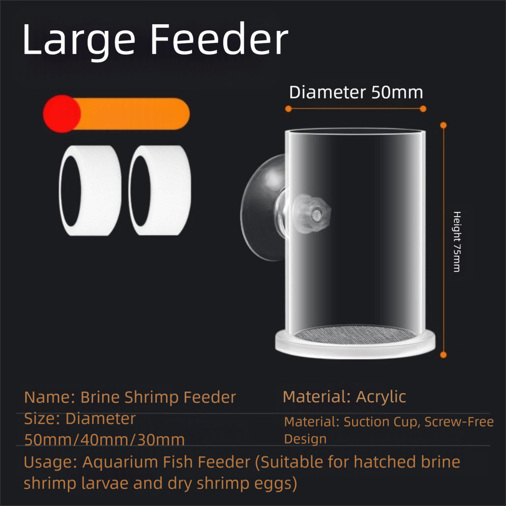 Acrylic Brine Shrimp Feeder Fi - Aquarium Fish Vitamin 评论和价格