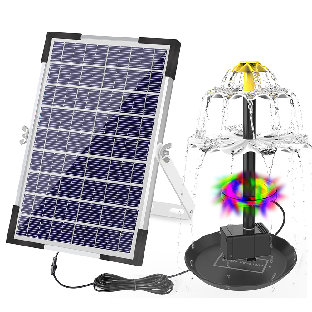 Solar Fountain Pump for Bird B - Aquarium Fish Light 评论和价格