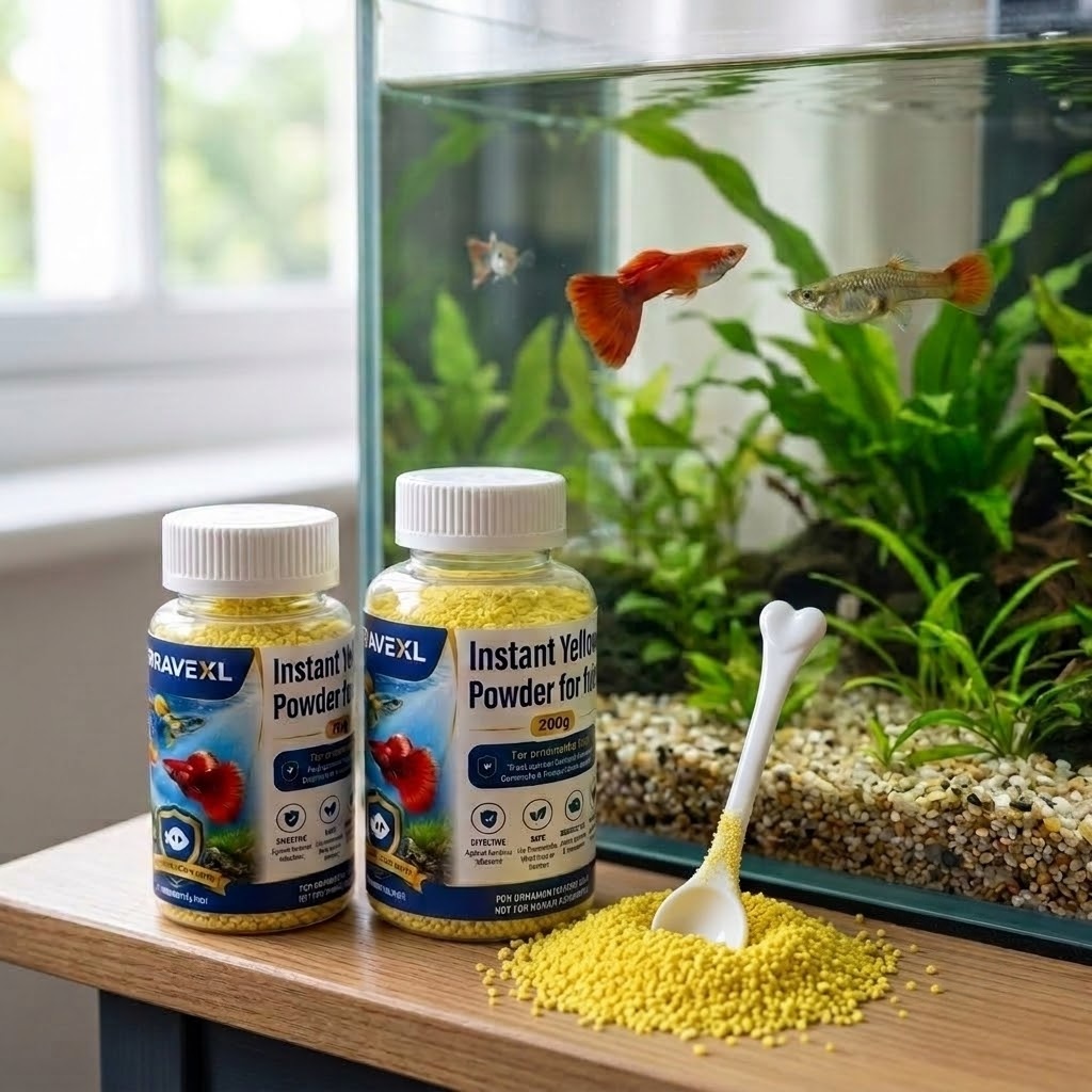 All-in-One Instant Yellow Powd - Aquarium Fish Vitamin 评论和价格