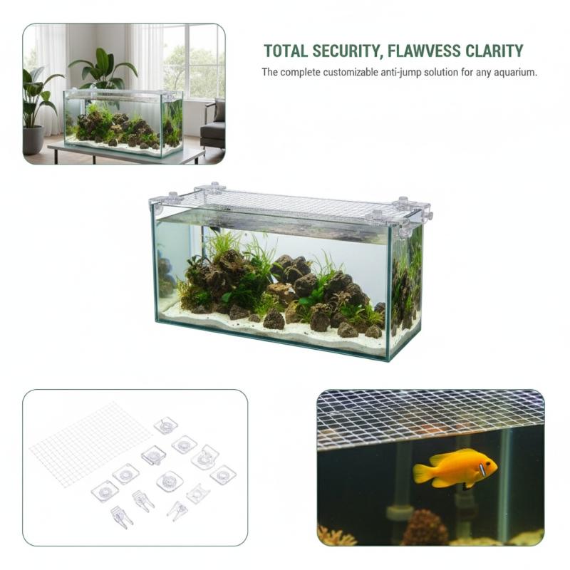 1Pcs Anti Escape Fish Tank Net - Aquarium Fish Escape 评论和价格
