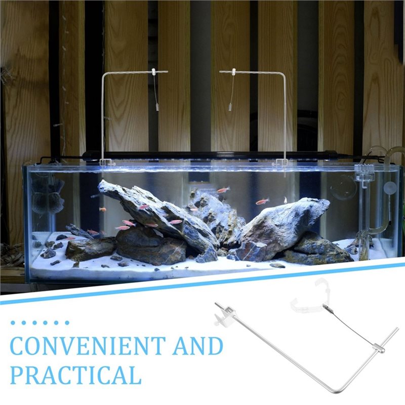 AB41-2Pcs Fish Tank Light Rack - Aquarium Fish Light 评论和价格
