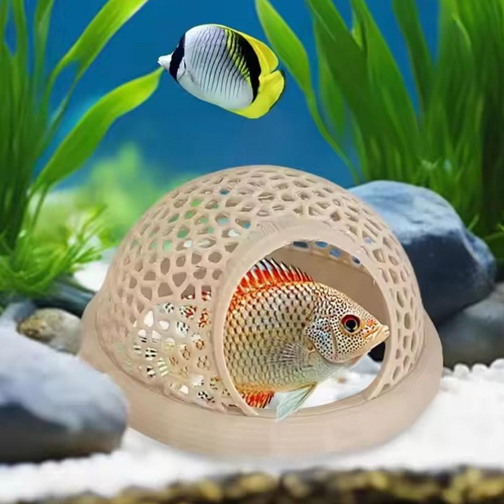 Aquarium Floating Cave Fish Sh - Aquarium Fish Cave 评论和价格