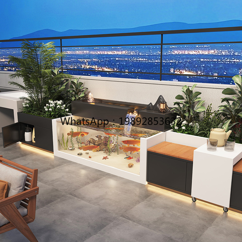 XL Stainless Steel Fish Pond W - Xl Aquarium Fish 评论和价格