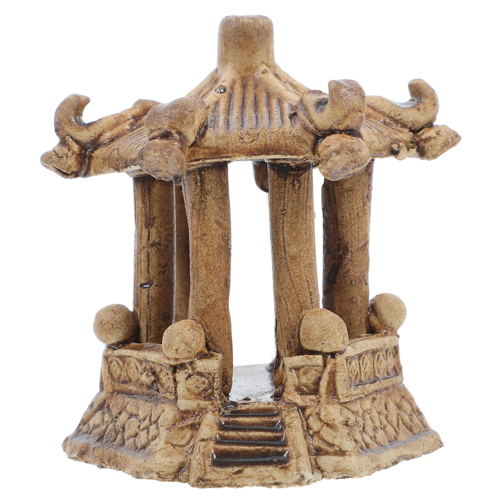 Miniature Ceramic Pagoda Hexag - Aquarium Fish Tank 评论和价格