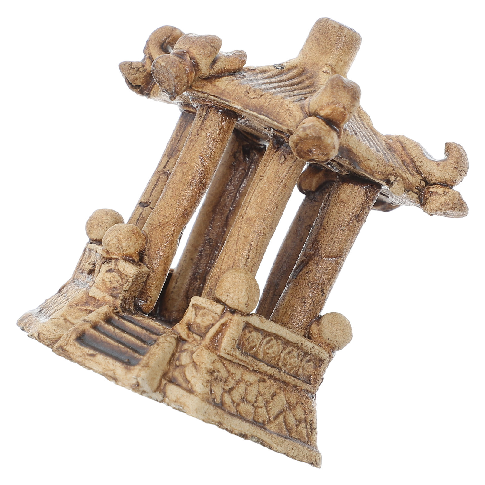 Miniature Ceramic Pagoda Hexag - Aquarium Fish Tank 评论和价格
