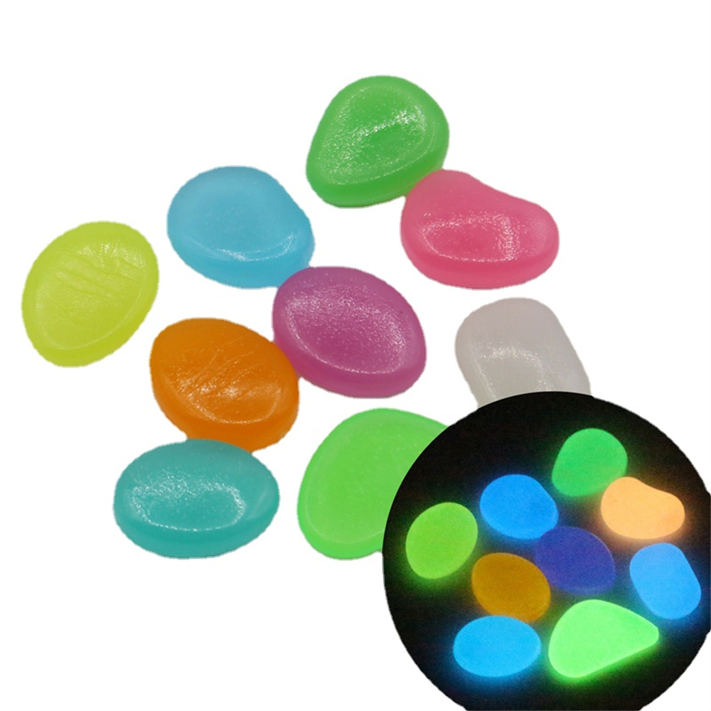 50pcs Luminous Stone Fluoresce - Aquarium Fish Farm 评论和价格
