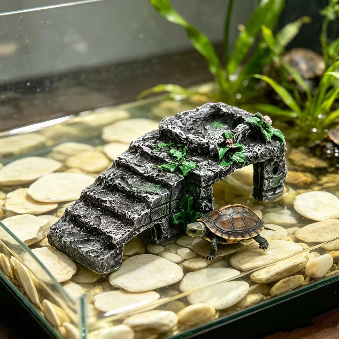 Reptile Hiding Hole Climbing S - Aquarium Fish Cave 评论和价格