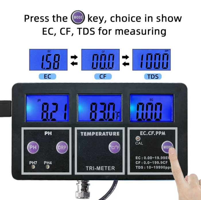 New 5 in 1 PH/ORP/TDS/EC/TEMP  - Aquarium Fish Online 评论和价格