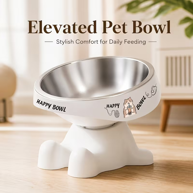 Cute Elevated Pet Bowl, Raised - Royal Canin Food Medium 评论和价格