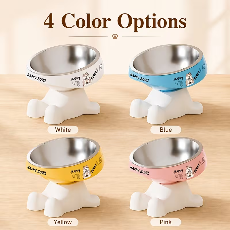 Cute Elevated Pet Bowl, Raised - Royal Canin Food Medium 评论和价格