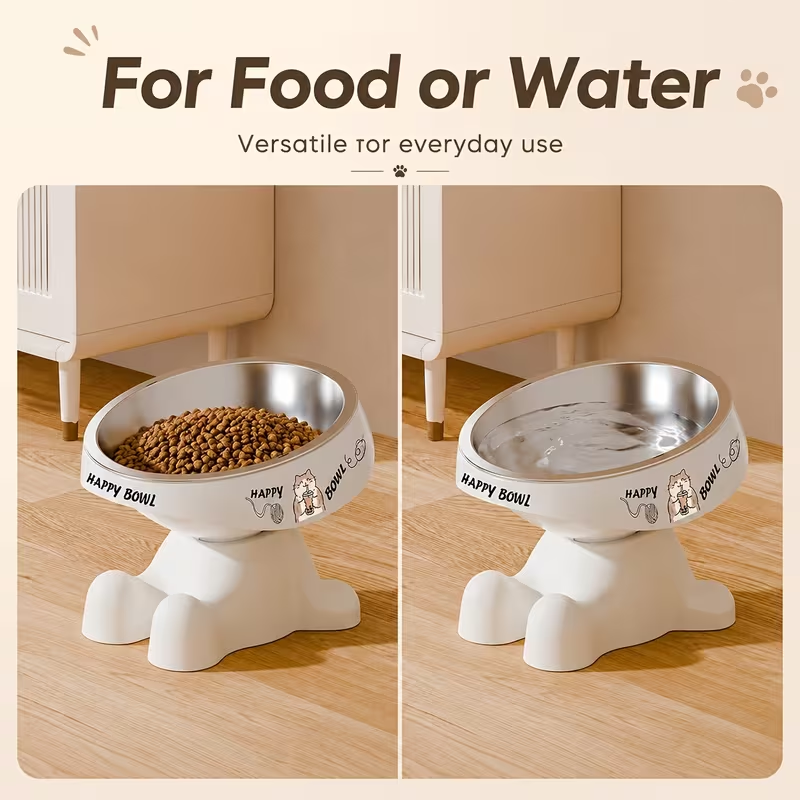 Cute Elevated Pet Bowl, Raised - Royal Canin Food Medium 评论和价格