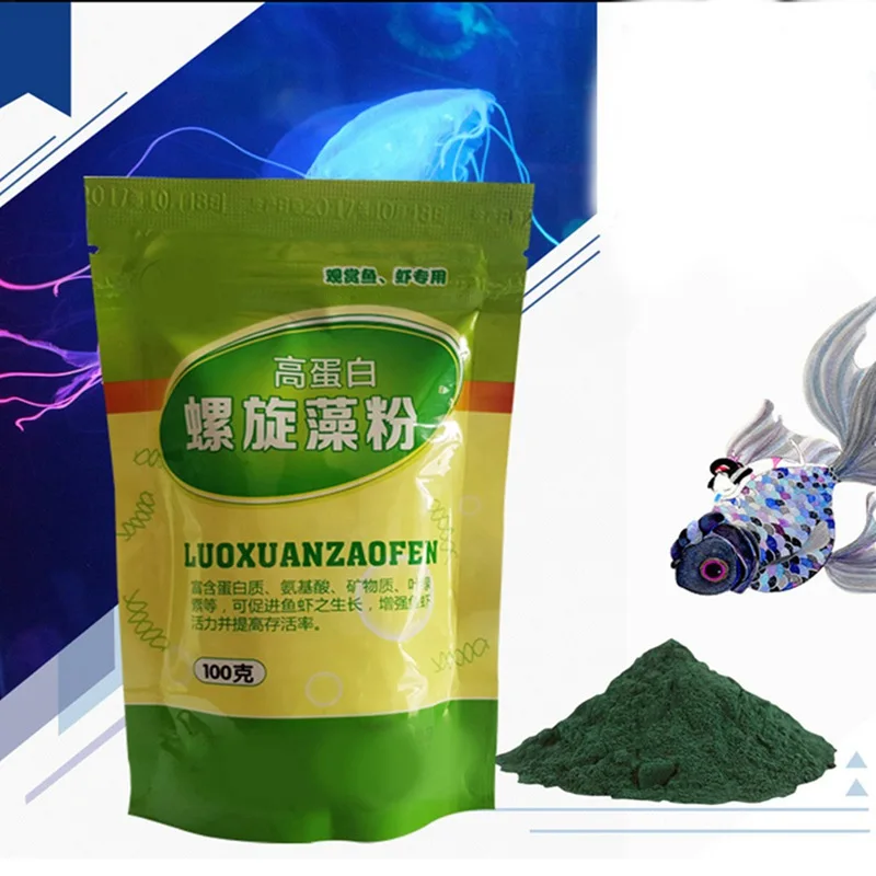 Spirulina Powder Bottle Health - Aquarium Fish Vitamin 评论和价格