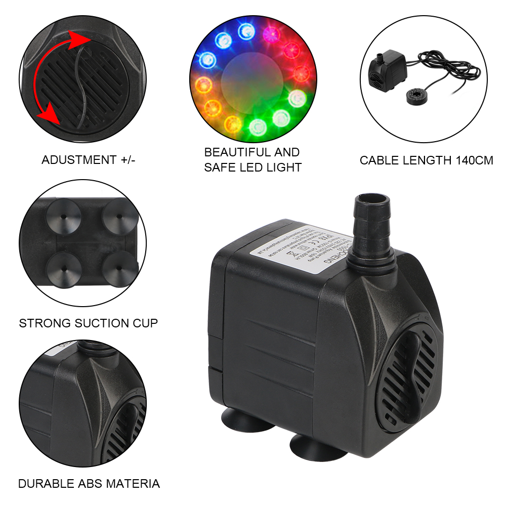 Submersible Fountain Ultra-qui - Aquarium Fish Light 评论和价格